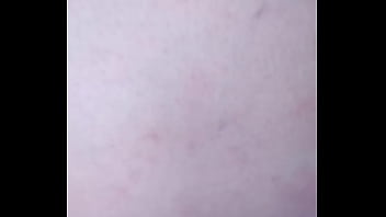 Amateur gets cum on her back