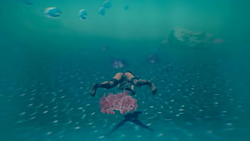 This huge statue cock fucks lara croft's virgin hole 3d animation hentai game