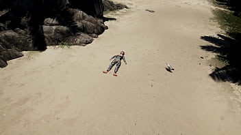 This huge statue cock fucks lara croft's virgin hole 3d animation hentai game