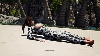 This huge statue cock fucks lara croft's virgin hole 3d animation hentai game