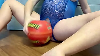 Toy ball masturbation Toy ball masturbation