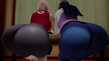 Hinata twerking so hot