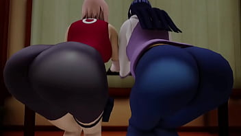 Hinata twerking so hot