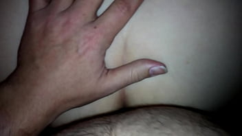 Pumping girlfriends pussy in doggy