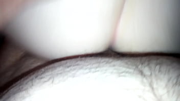 Pumping girlfriends pussy in doggy