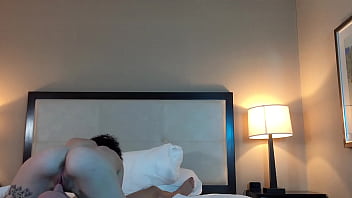 Eating pussy and deepthroating dick