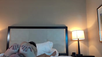 Eating pussy and deepthroating dick