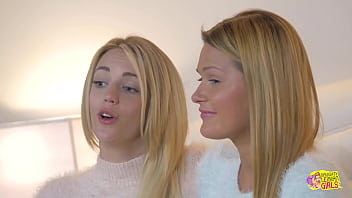 Lesbians have fun with some sex toys pushed in Lesbians have fun with some sex toys pushed in