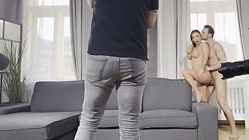 Behind the scenes tempting tourist monika fox sucks and fucks in no strings