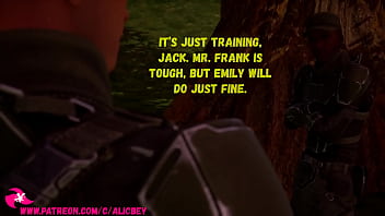 While he hunted she trained hard in the company of other men