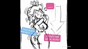 Fiesta de piscina en el laberinto princesa peach gigante