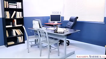 Fantastic cock rider babe makes fantasy real in the office