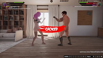 Cassie vs jerle nf3d mixed combat no rules apartment battle