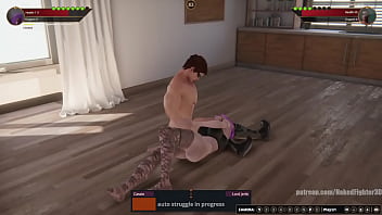 Cassie vs jerle nf3d mixed combat no rules apartment battle