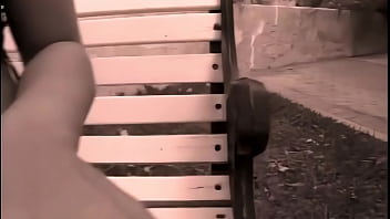 Gets a cum mustache after gaping her ass from anal