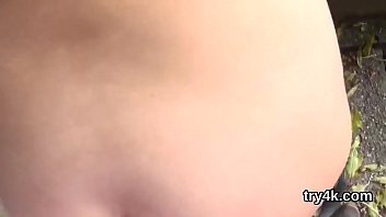 Lovesome teen gives a head in pov and gets spread nailed