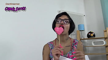 Fuck doll fun with candy