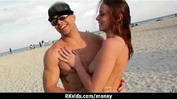 Desperate teen naked in public and fucks to pay rent 12