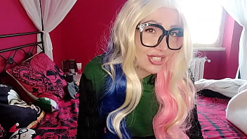 Chantal try her new very big cock