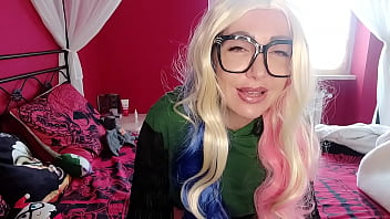 Chantal try her new very big cock