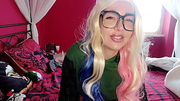 Chantal try her new very big cock