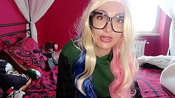 Chantal try her new very big cock