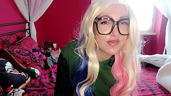 Chantal try her new very big cock