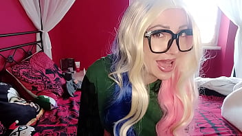 Chantal try her new very big cock