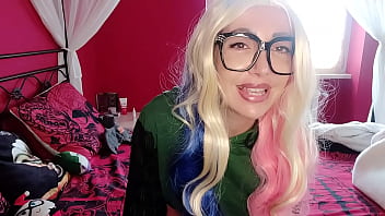 Chantal try her new very big cock