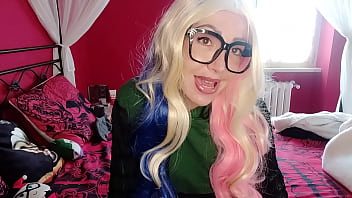 Chantal try her new very big cock