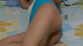 I take off my panties to show my big hairy pussy and masturbate