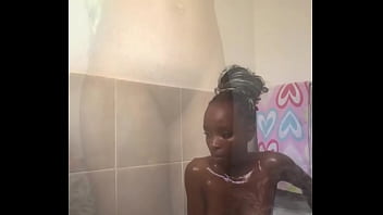 Slender 19yr old nympho sensual bath fondling her lil round ass in the nude & shares upskirt footage in tight body hugging dress