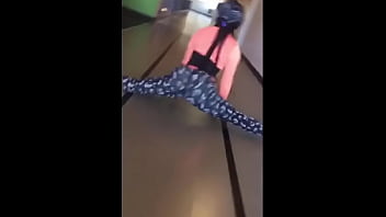 My b shaking ass at the gym