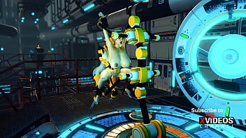 Sci fi bdsm cuffed and fucked a sexy young hottie and shemale android in the lab Sci fi bdsm cuffed and fucked a sexy young hottie and shemale android in the lab