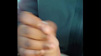 Slut sucks dick and catches nut while her man is inside the house Slut sucks dick and catches nut while her man is inside the house