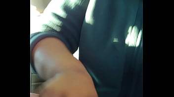 Slut sucks dick and catches nut while her man is inside the house Slut sucks dick and catches nut while her man is inside the house