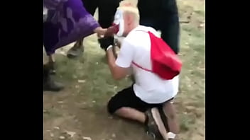 Dirty and muddy music festival feet worshipping by flipflop the clown