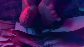 Tiny foot worship & tickling domination