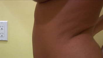 Blonde with amazing boobs gets fucked hard and covered in cum