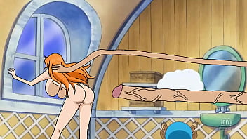 Luffy fucks nami's asshole