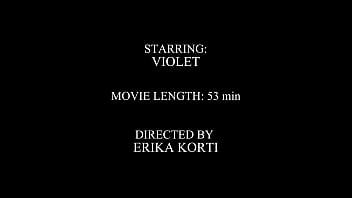 Sexy babe violet with a delicious ass gets a powerful anal fuck from a monster cock eks467