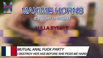 I start slow with her ass then take her deep and hard but she surprises me and fucks me back with a thick toyyou