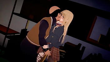 Mahiru tiene sexo apasionado con el viejo Mahiru tiene sexo apasionado con el viejo