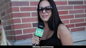 Sexy teen nails her butt on hard dick for cash 27