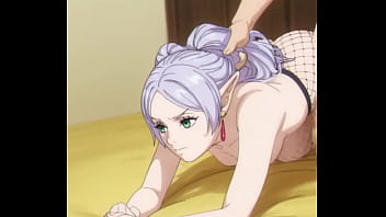 Frieren aburrida con su novio hentai