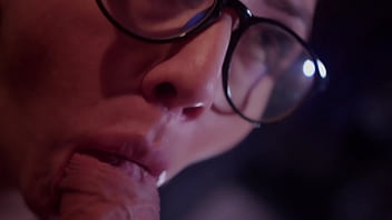 Dissolute wife sucks cock her man's