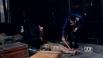 Apartment realtor and client humiliate young babe