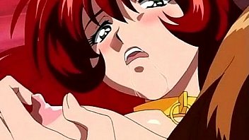 Hot anime redhead enjoys sex toy