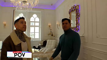 Double teaming ukrainian supermodel josephine in the new condo