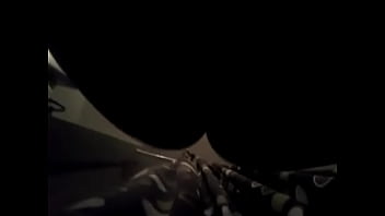 Whore plays with pussy